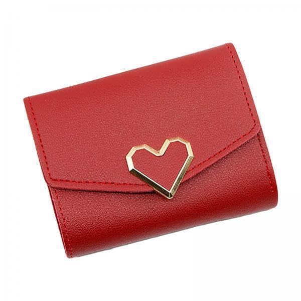 2xWomen Small Wallet Mini Purse Bifold Leather Short Card Holder Handbag Red|Clothing Shoes & Accessories | Womens Accessories | Wallets-image-49