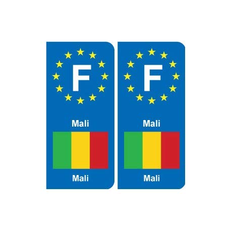 Autocollant Seychelles Pour Plaque Immatriculation - Dimensions Officielles 4,5 X 9,8 Cm - Résistant Aux Intempéries