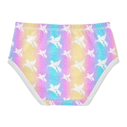 Girls' Underwear Unicorn Starry Sky Cotton Stretch Comfort Toddler Panties2