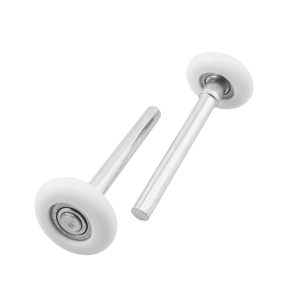 ZYAMY 2PCS Garage Door Rollers 1.8 Inch with 4.25 Inch Rod Silent Garage Door Replaceable Rollers Nylon Garage Roller Replacement for Barn Door Warehouse Door Rollers