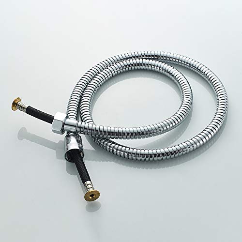 Ibergrif WC Handbrause Bidet Set mit Wandhalterung und 1,2m Schlauch, Chrom Silber – Spritzpistole für Toilette, Dusche oder Hygienereinigung, M20282