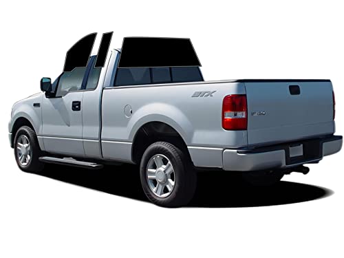 AUTOTEK Precut All Sides Windows Tint Film Cars Sun Blocking Protection Privacy Anti Shatter Glass Film Any Tint Shade kit for Ford F150 Regular Cab 2004-2008