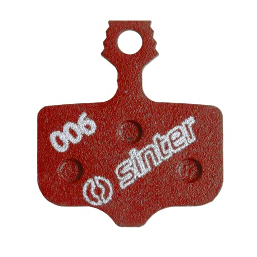 Sinter Disc Brake Pads - 006 Avid Red S514 - Single Pair Blister Pack 2022: Red One Size, gris/noir