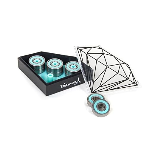 DIAMOND SUPPLY SKATEBOARD BEARINGS SMOKE RINGS Set of 8
