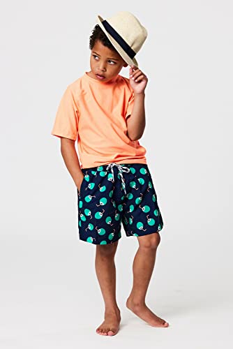 Snapper Rock Boys' Tangerine Ss Rashguard Top (Toddler/Little Big Kids)2
