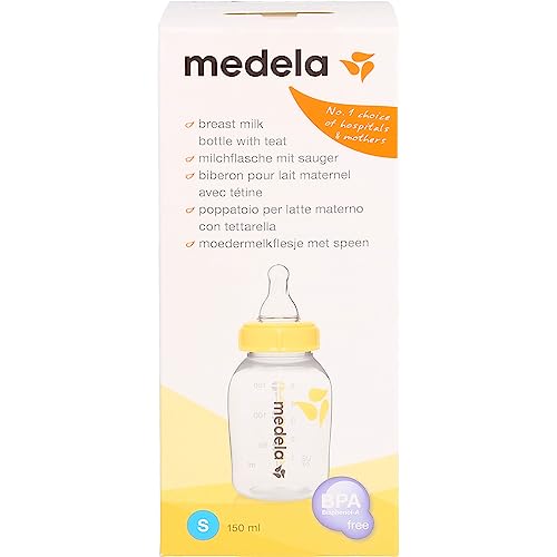Medela Flasche mit langsamem Durchfluss, BPA-frei, 150 ml