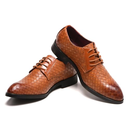 Dress Oxford Shoes for Men, Lace Up Men Elegant Loafers Shoes Casual Work Office Comfortable Business2
