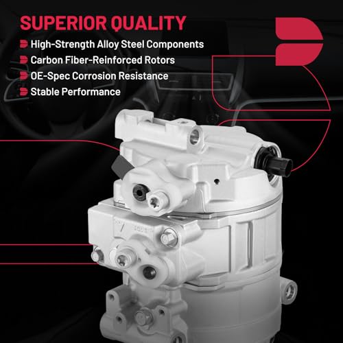 BDFHYK 98394 Air Conditioning A/C Compressor with Clutch Compatible with Mercedes-Benz C-Class C230 C320, CLK-Class CLK320 CLK350, E-Class E300 E350, G-Class G500 G550, S-Class & More