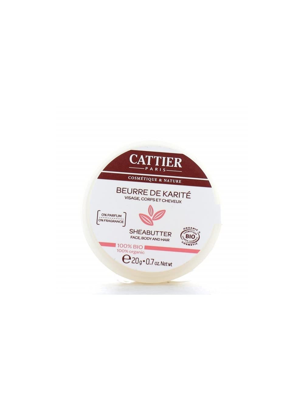 Burro Karité Bio Cattier 20 grammi