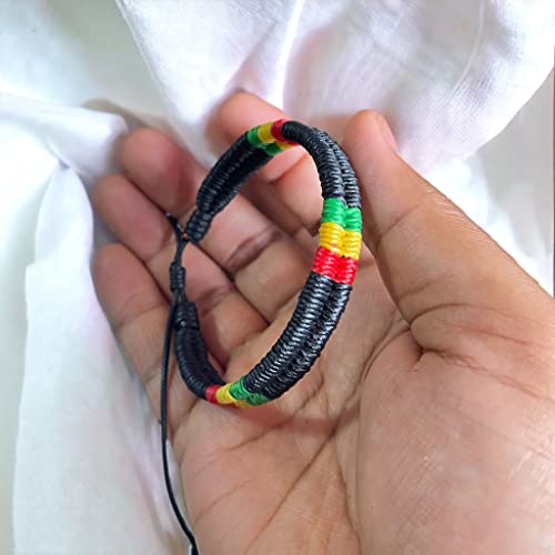 Rasta-Plaided-Hippie-Bracelet-Friendship-Black-Rasta-Cord-Bracelet-Leather-Cotton-Braided-Bob-Marley-Wristband-Black-Rasta-01