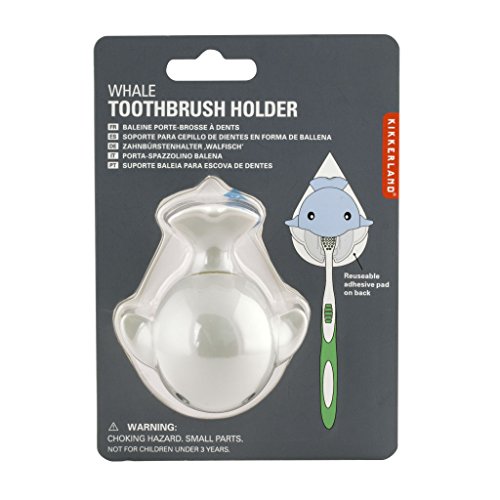 Image of Kikkerland HH26-A Whale Toothbrush Holder