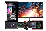 PC Gamer Completo Mancer, AMD Ryzen 3 3200G, Radeon Vega 8, 16GB DDR4, SSD 480GB + Monitor 21"