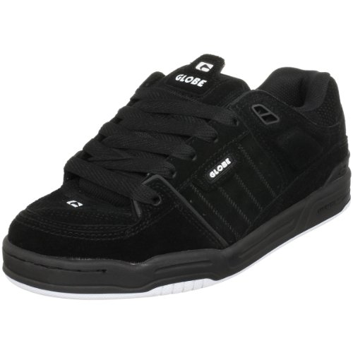 Image of Globe Men's Fusion Skate Shoe,Black Suede,9.5 D(M) US