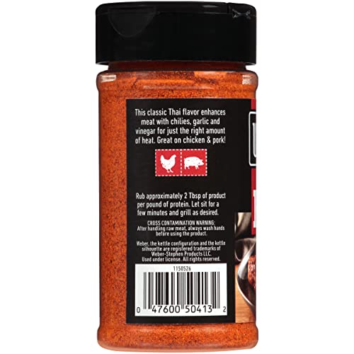 Weber Sriracha Rub, 5.75 Ounce Shaker 2 Pack