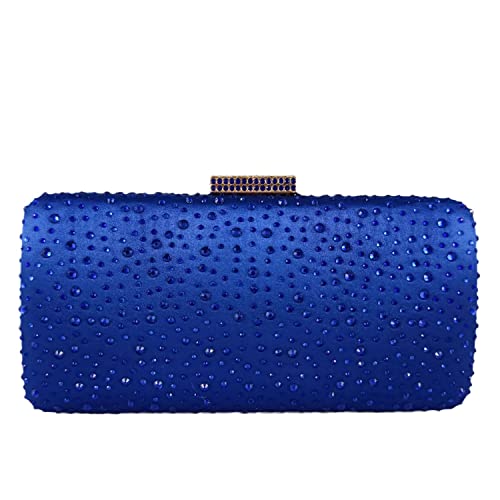 Elegant Women Crystal Clutch Evening Bags Wedding Cocktail Box Handbag Purse