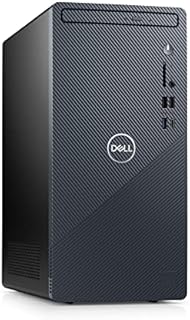 Dell Inspiron 3910 Desktop Computer Tower - 12th Gen Intel Core i5-12400, 16GB DDR4 RAM, 256GB SSD + 1TB HDD, Intel UHD Graphics 730, WiFi 6, HDMI, Bluetooth, USB-C, Windows 11 Home - Blue
