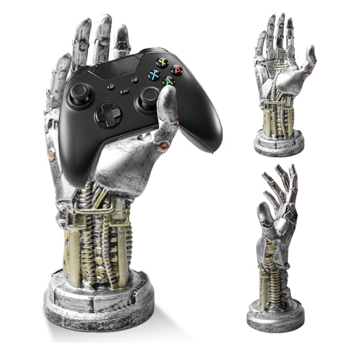 Cyberpunk supporto per cuffie e controller in resina di alta qualità e effetto metallo per da gioco e adatto per vetrine decorazione da scrivania