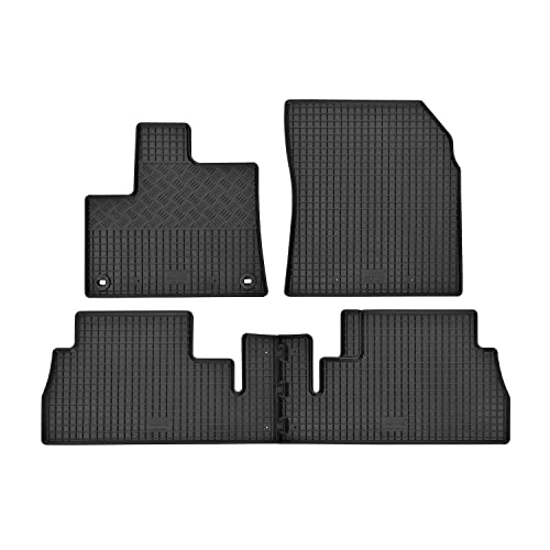Fußmatten kompatibel mit Citroen Berlingo 5 Sitze 2019- Gummi Auto 100% passgenaue Gummimatten...