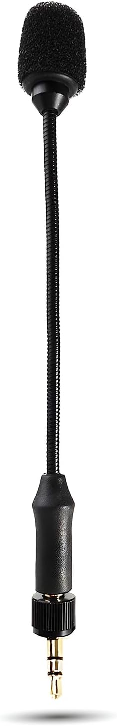 Movo MV-M101 Gooseneck Omnidirectional Microphone for WMIC70, WMIC80, Saramonic UWMIC15, UWMIC9 & UWMIC10 Wireless Transmitters