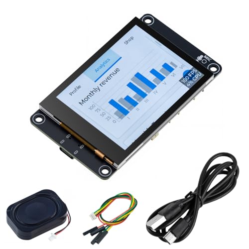 Hosyond ESP32-S3 Touchscreen Module 2.8 240x320 IPS LCD EPS32 Display with WiFi Bluetooth Capacitive Touch Screen for Arduino IoT Projects