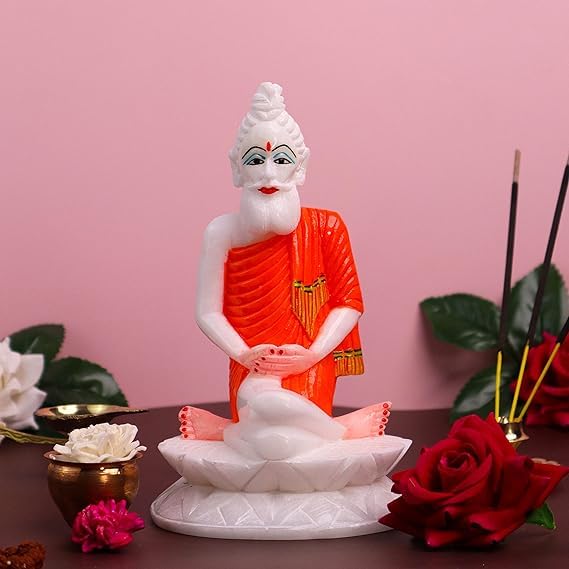 Loknath Baba Murti | Marble Loknath Idol for Home, Temple & Car Dashboard (7 Inches) (9 Inch)-image-2