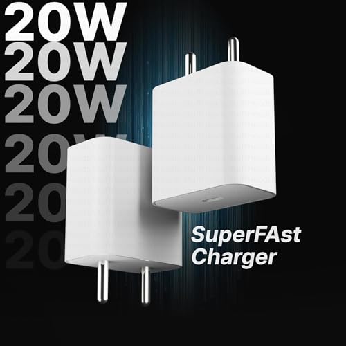Image of 20W Original Charger Adapter Type-C for 14 /14Plus /14Pro /14 Pro max 13 /13Pro /13Pro max 12 /12Pro /12 /11 /X /Xr Series| 16 /16 Plus /16 Pro /16 Pro Max, 15 /4 /13 /12 /11 PD 3.0 Fast Charging USB Type-C Adaptor