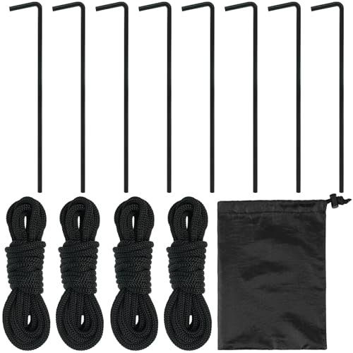 Hunting Blind Ground Spikes and Tie Down Ropes