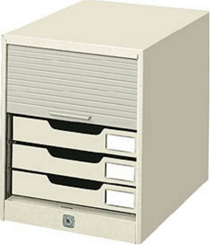 Amazon | コクヨ シャッターケース ライトグレー 5段 SC-5M | 文具