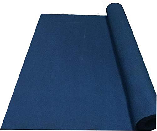 紺　毛氈　2本セット Amazon | 嵯峨毛氈 紺 180×300cm （2mm厚） | 書道下敷 | 文房具