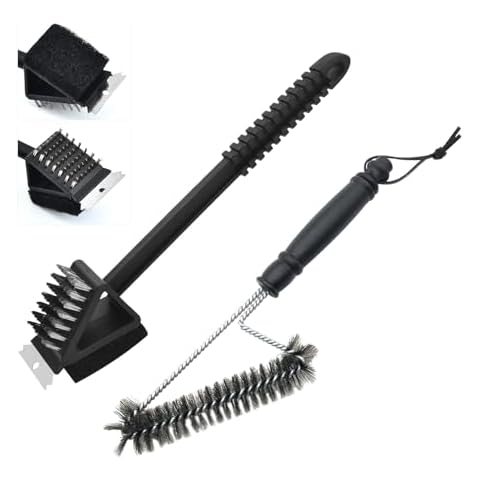 Fyfjur 2 Pcs 3-in-1 BBQ Cleaning Kit Cover