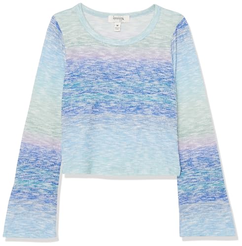Image of Speechless Girls' Bell Sleeve Sweater Knit Top