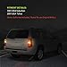 AUTOSAVER88 Taillights Assembly Compatible with Chevy Suburban 2007-2014 Chevy Tahoe 2007-2014 LED Tail Lamps Black Housing Clear Lens Replacement Assembly (Do NOT Fit Barn Door Models)
