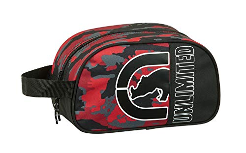 Safta Neceser Escolar Infantil Mediano con Asa de Ecko Unltd  260x120x150mm  Multicolor