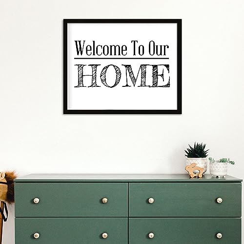 Citations religieuses sur panneau en bois Welcome pour cadeau - 5