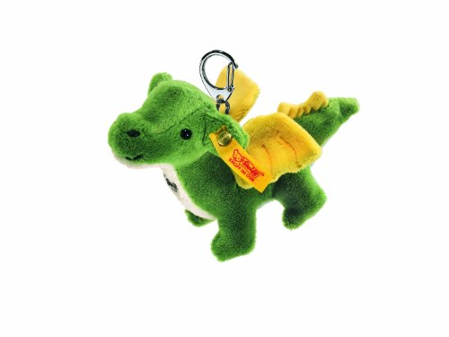Steiff 112126 - Portachiavi Drago, Colore: Verde
