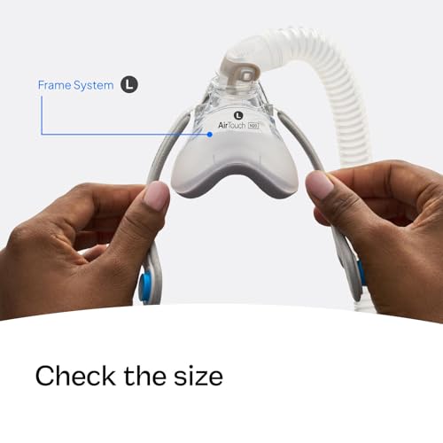 Image of Resmed AirTouch N20 - Premium CPAP Accessories, Including Nasal Cushion, Elbow & Frame System - Headgear Not Included - Large