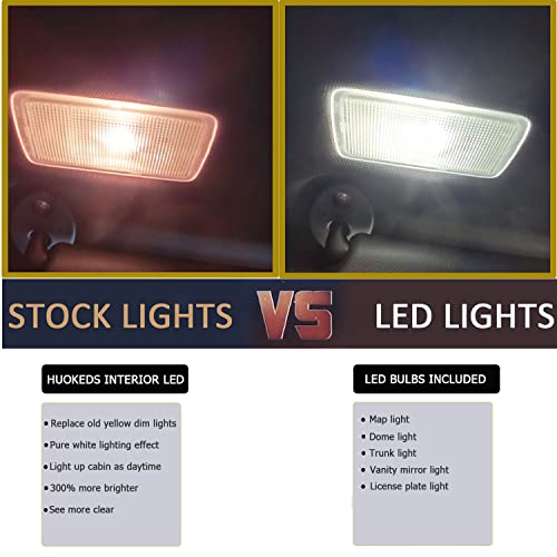 Kit de 13 luces LED blancas interiores para Chevy Colorado miniatura 2
