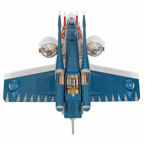 star wars micro galaxy squadron republic gunship muunilinst-10 - 8-inch starfighter class vehicle with three micro figure accessories