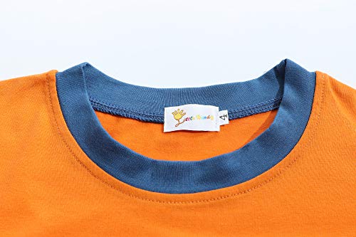 Image of Little Boys Short Set Pajamas for Boys 100% Cotton Toddle Firetruck Dinosaur Sleepwear Summer Clothes Size 2-7T
