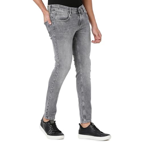 Image of Spykar Men's Mid Rise Super Skinny Jeans