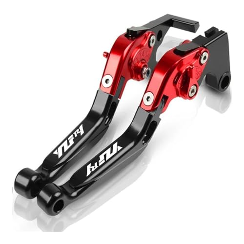Brems und Kupplungshebel Motorrad Einstellbare Bremse Kupplung Hebel Lenker Kompatibel Mit Yamaha Für YZF R1 Für YZFR1 Für YZF-R1 2015 2016 2017 2018 2019 2020 2021 2022(YZFR1 2015-2020-06)