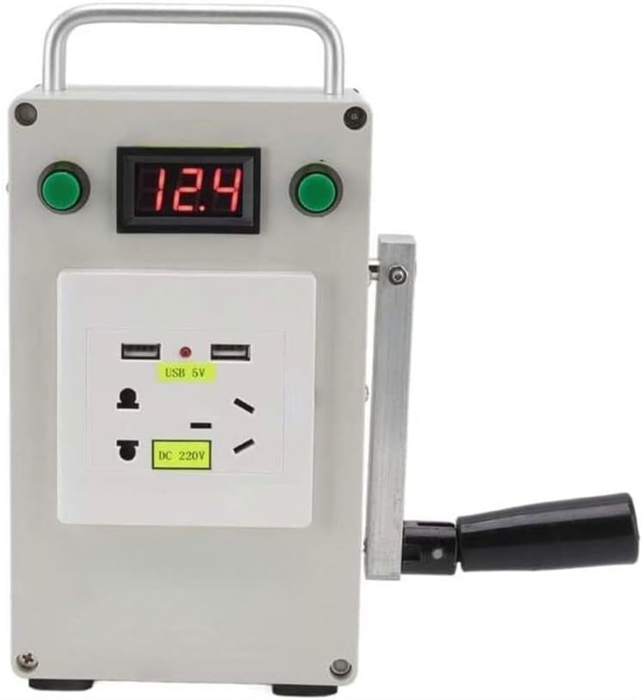 Generator z korbą ręczną, generator przenośny, generator awaryjny na zewnątrz, generator ręczny, generator wielofunkcyjny, power bank