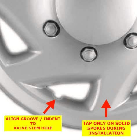 Hubcaps.com - Premium Quality 16" Silver Hubcaps/Wheel Covers Fits Ford Van, One-Piece Heavy Duty Construction (Set Of 4) #TOP5