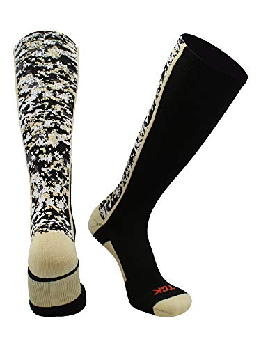 TCK Digital Camo Baseball & Football Socks for Youth, Boys, and Men - Over the Calf Length