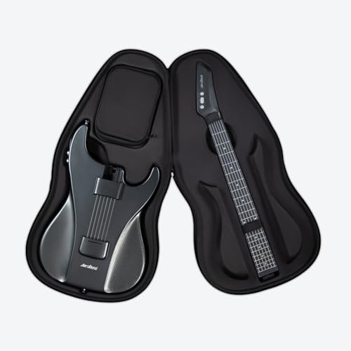 AeroBand Guitar Smart Guitar With Silicone Strings, Travel Silent Guitar With Detachable Fretboard,...