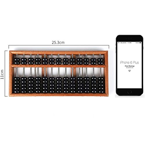 GFPR Calculator Calculating Tool, Kid Math Teaching Toy, Traditional Abacus for Teachers, Students, Home, 25.311cm