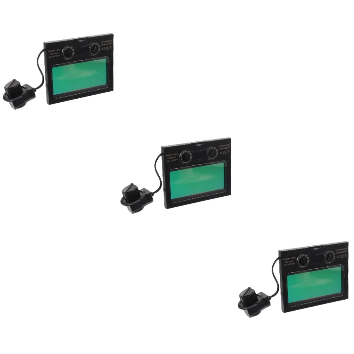 SHINEOFI de Soldadura Oscurecimiento Automático Solar LCD Soldadura Compatible con Casco de Soldador