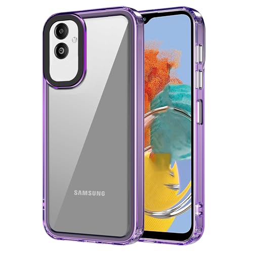 Image of Zapcase Back Case Cover for Samsung Galaxy F14 5G | Compatible for Samsung F14 5G Back Cover | Case Cover with Camera Protection | (TPU + PC | Translucent Purple)