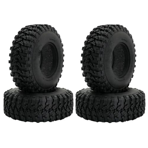 Pneus de roue en caoutchouc pour voiture RC Traxxas TRX4 et Axial SCX10 1/10 4pcs