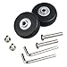 Mtsooning 2Sets 50x18mm Gepäck Koffer Ersatzräder Ersatz Wheels mit Achsen Schraubenschlüssel Reparatur 8mm x günstig Kaufen-Mtsooning 2Sets 50x18mm Gepäck Koffer Ersatzräder Ersatz Wheels mit Achsen Schraubenschlüssel Reparatur